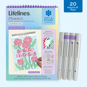 Lifelines FlowArt Dot-By-Letter, Everyday Inspiration