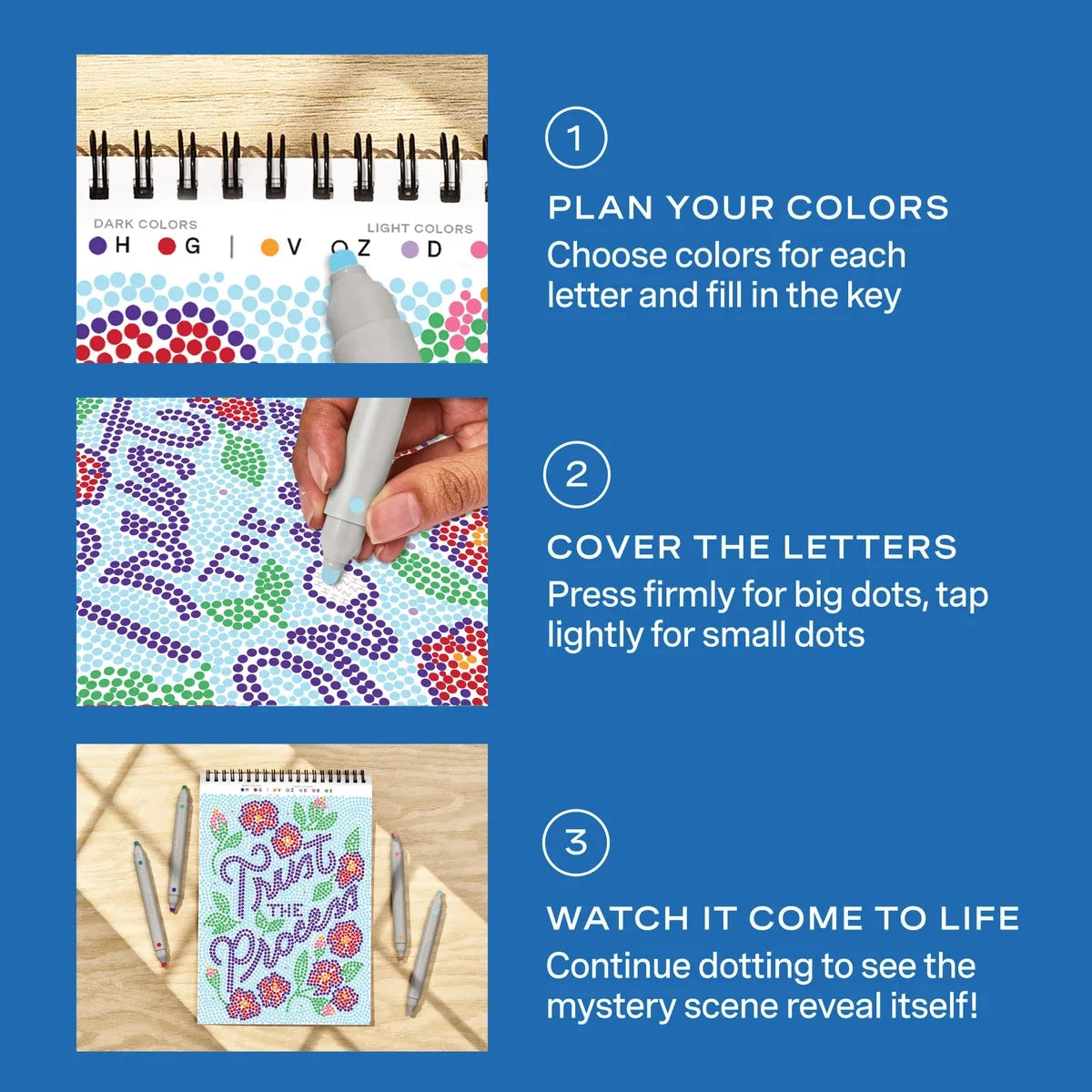 Lifelines FlowArt Dot-By-Letter, Everyday Inspiration