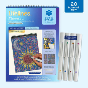 Lifelines FlowArt Dot-By-Letter Into the Galaxy (Metallic)