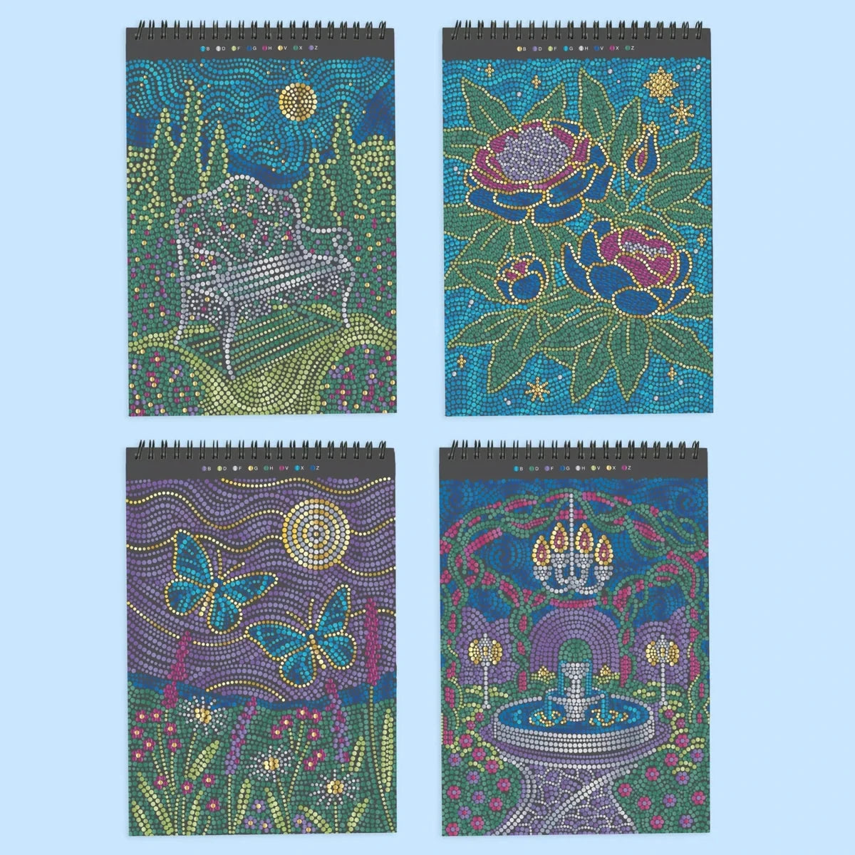 Lifelines FlowArt Dot-By-Letter Moonlit Garden