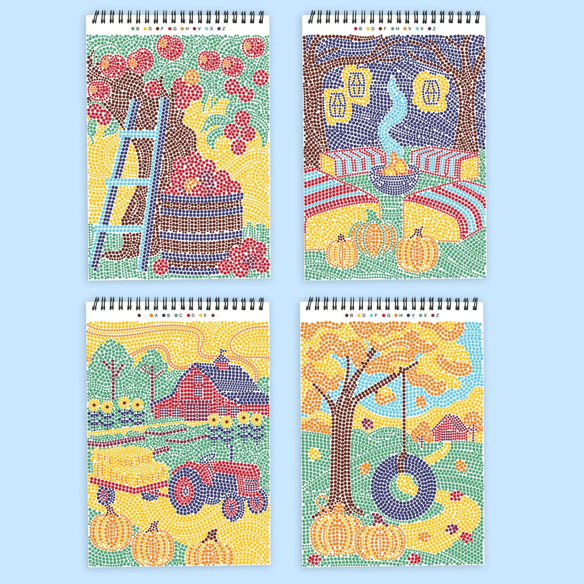 Lifelines FlowArt Dot-By-Letter Pumpkins and Pastures