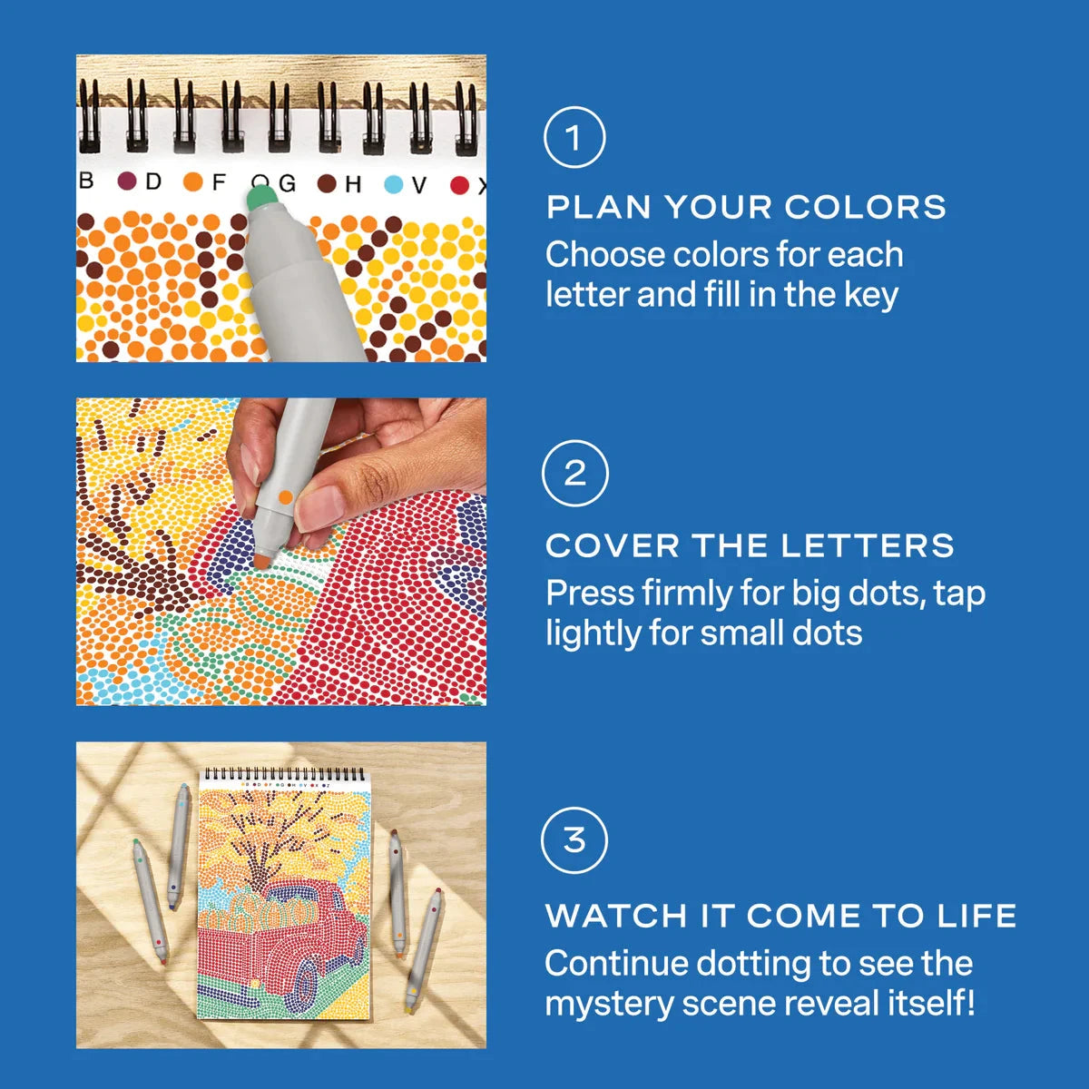 Lifelines FlowArt Dot-By-Letter Pumpkins and Pastures