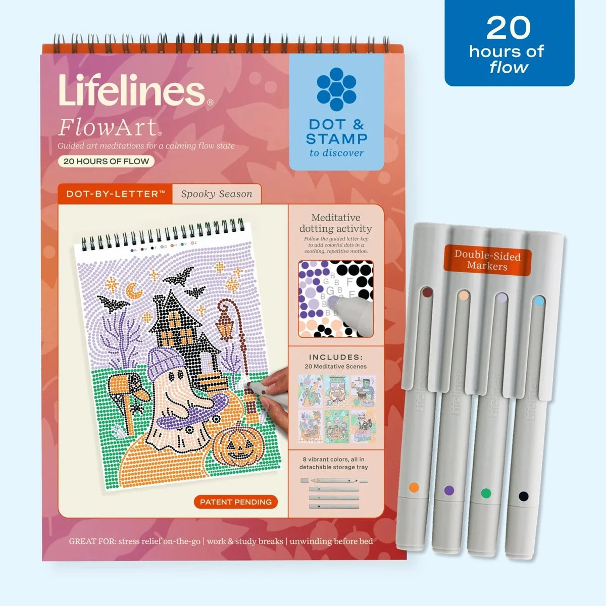 Lifelines FlowArt Dot-By-Letter Spooky Season