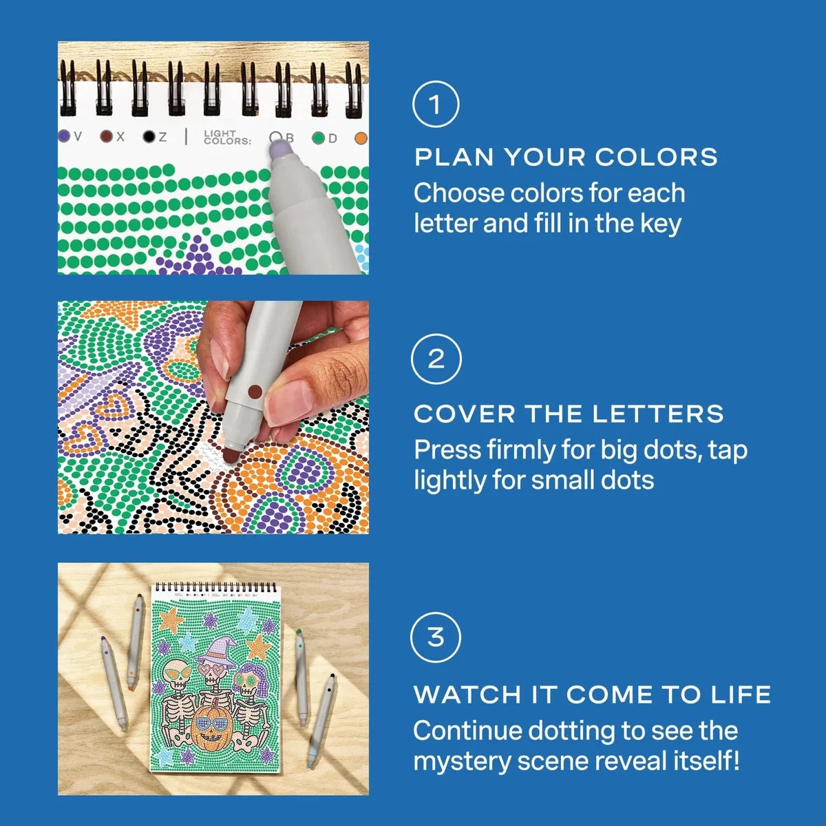Lifelines FlowArt Dot-By-Letter Spooky Season