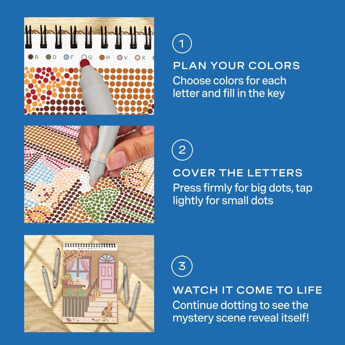 Lifelines FlowArt Dot-By-Letter Strolling Through Fall