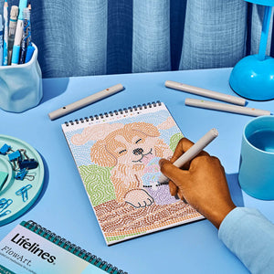 Lifelines FlowArt Dot-By-Letter Wags & Whiskers