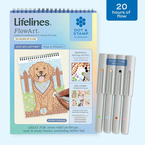Lifelines FlowArt Dot-By-Letter Wags & Whiskers