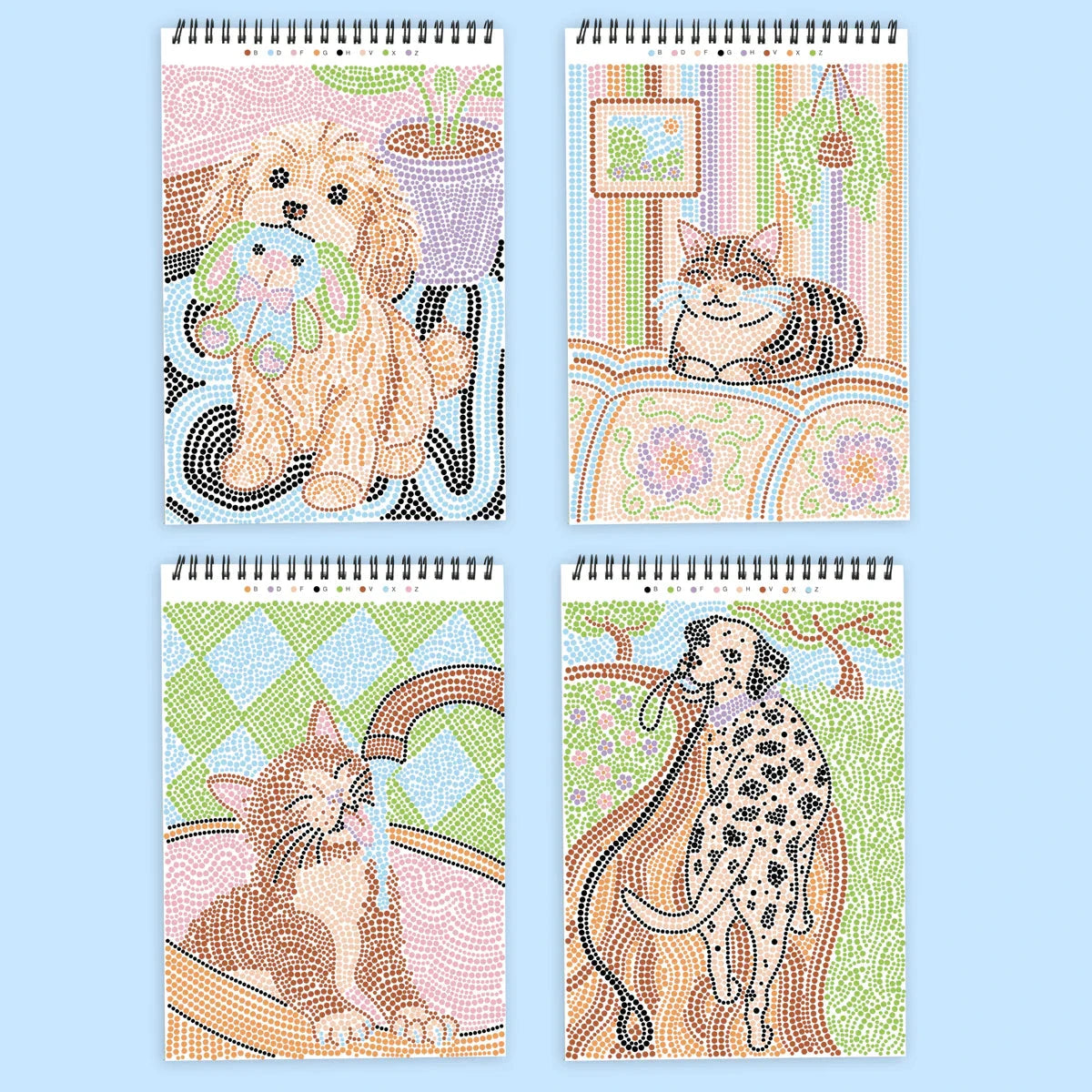 Lifelines FlowArt Dot-By-Letter Wags & Whiskers