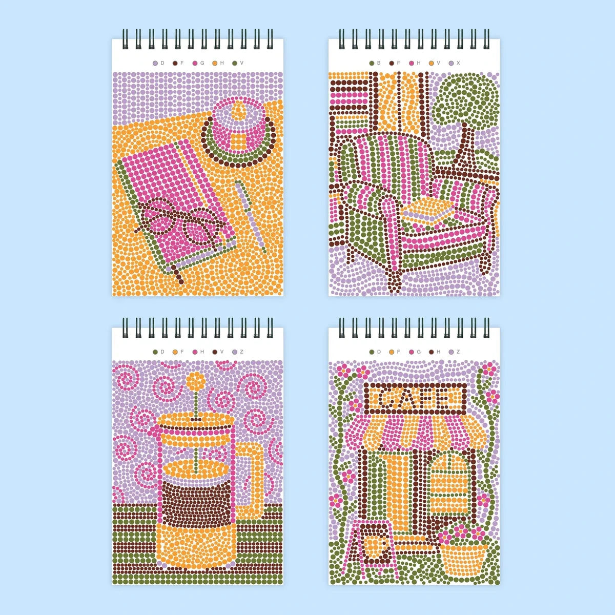 Lifelines FlowArt Mini Dot-By-Letter, Cafe Comforts