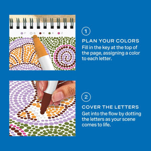 Lifelines FlowArt Mini Dot-By-Letter, Cafe Comforts