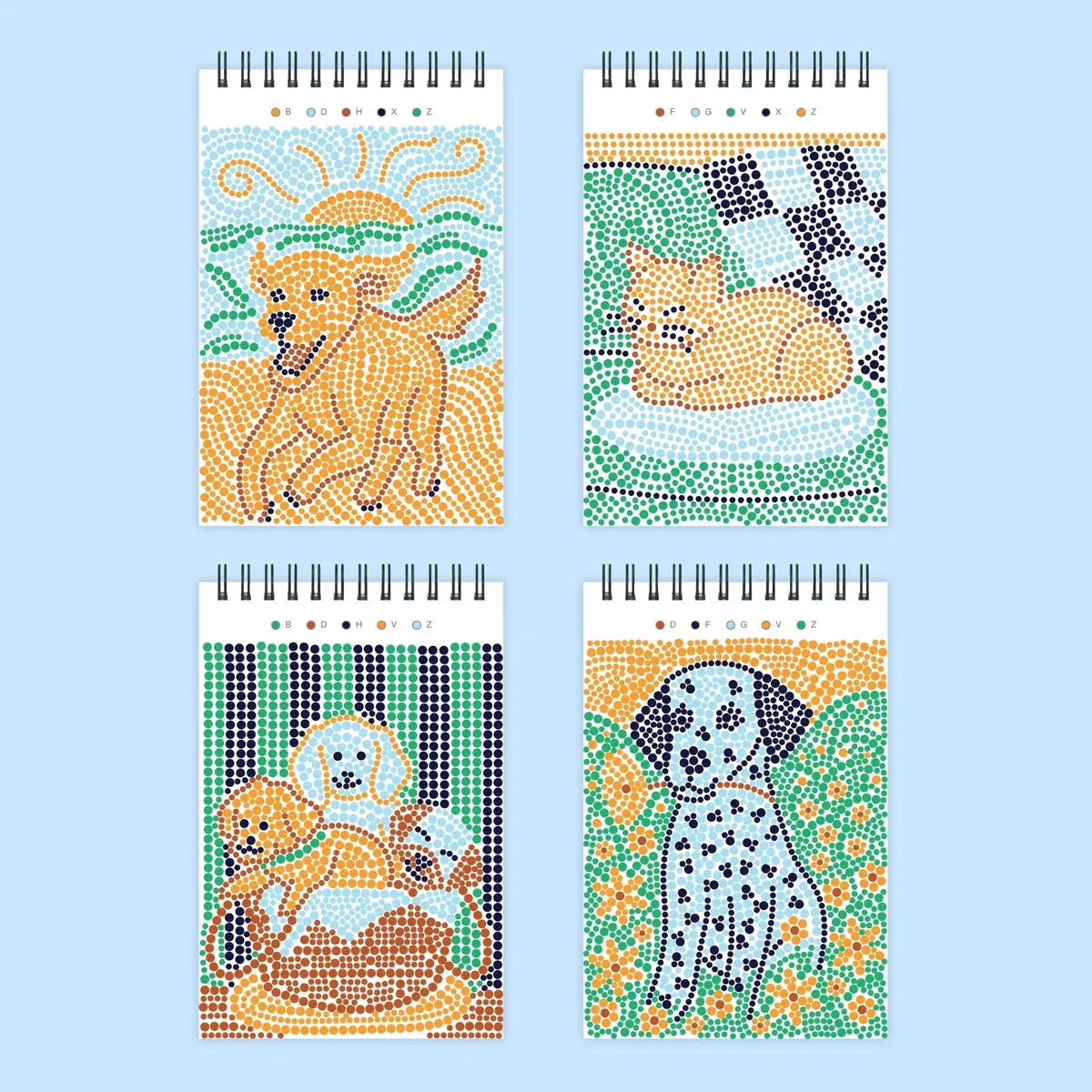 Lifelines FlowArt Mini Dot-By-Letter, Furry Friends