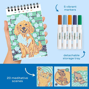 Lifelines FlowArt Mini Dot-By-Letter, Furry Friends