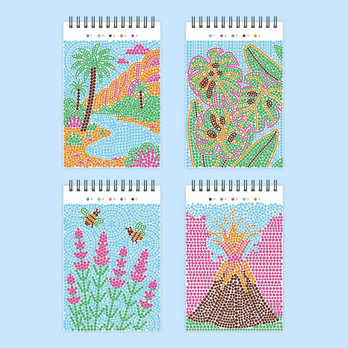 Lifelines FlowArt Mini Dot-By-Letter, Nature's Wonders