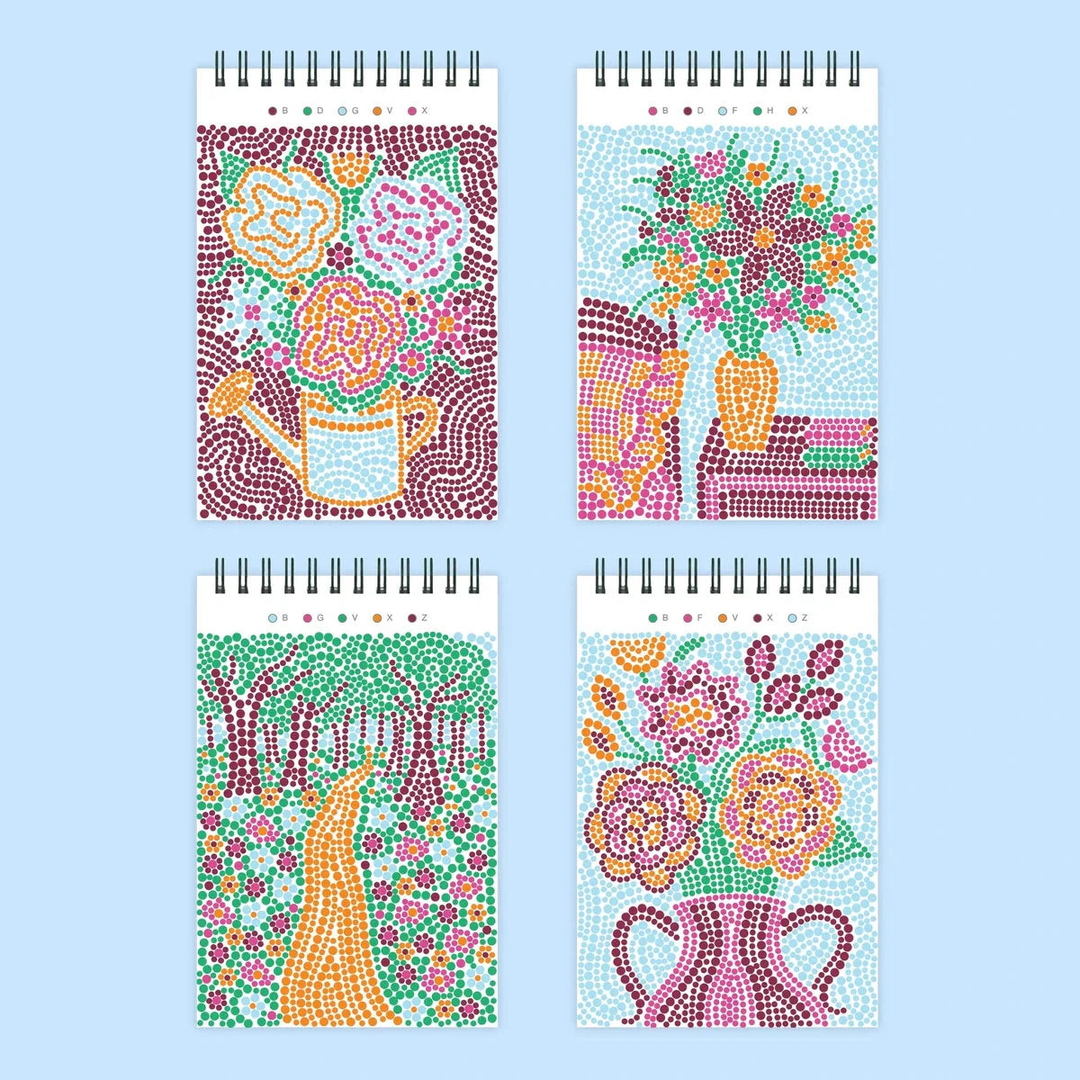 Lifelines FlowArt Mini Dot-By-Letter, Pretty Petals