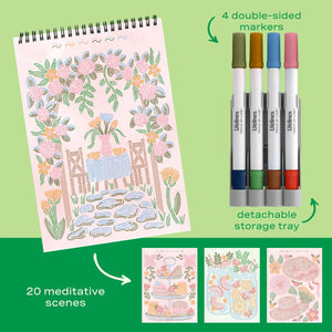 Lifelines FlowArt: Trace-By-Line, Brunch in Bloom