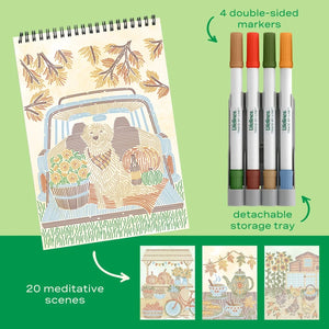 Lifelines FlowArt: Trace-By-Line, Fall Harvest
