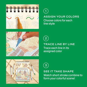 Lifelines FlowArt: Trace-By-Line, Fall Harvest