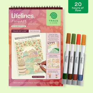 Lifelines FlowArt: Trace-By-Line, Fall Harvest