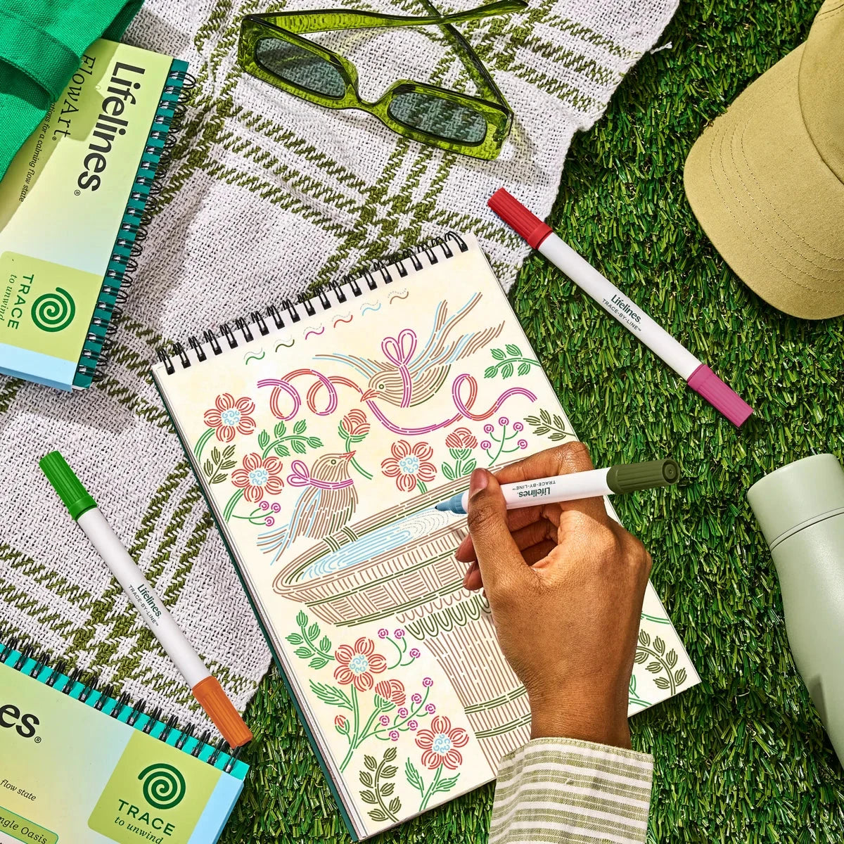 Lifelines FlowArt: Trace-By-Line, Woodland Whimsy