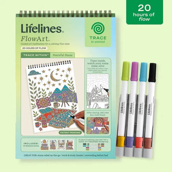 Lifelines FlowArt Trace-Within: Peaceful Pause