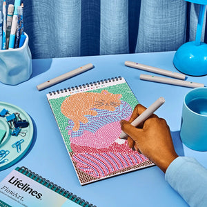 Lifelines FlowArt® - Dot-By-Letter, Snowed In