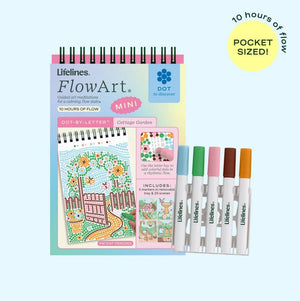 Lifelines FlowArt® Mini - Dot-by-Letter Cottage Garden