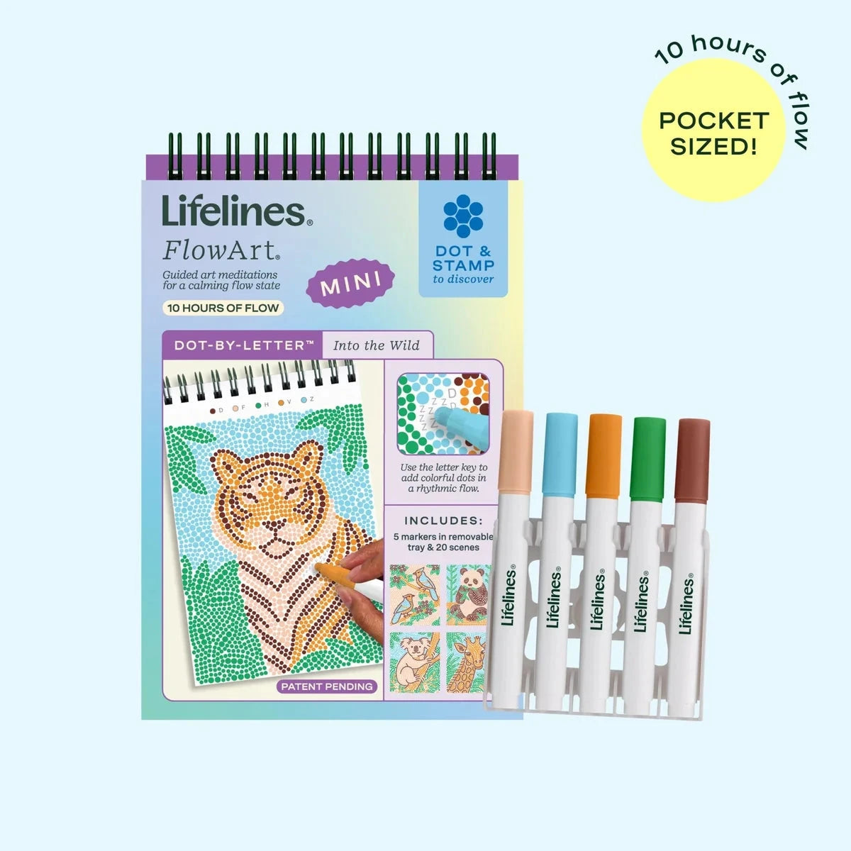 Lifelines FlowArt® Mini - Dot-by-Letter Into the Wild