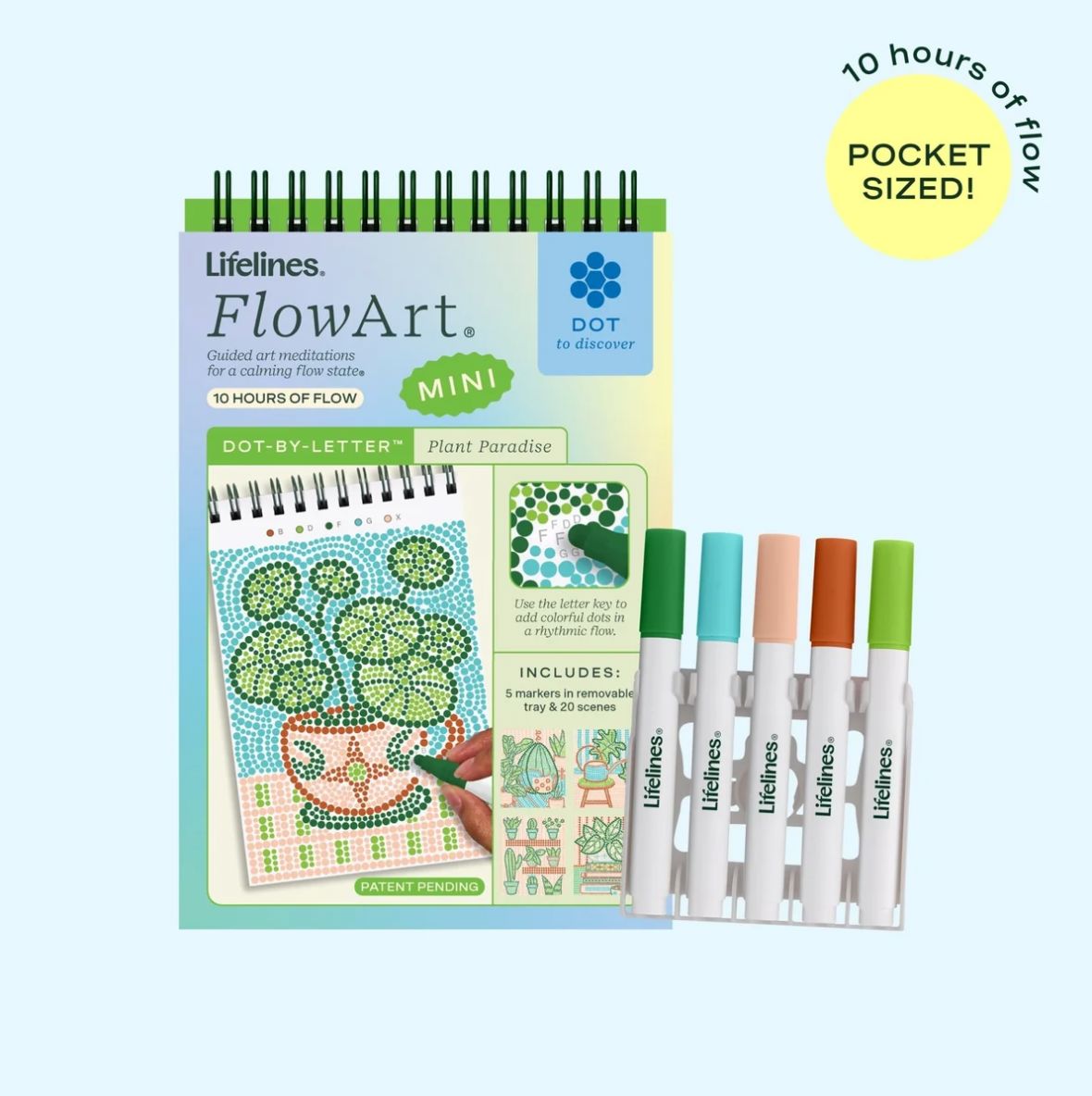 Lifelines FlowArt® Mini - Dot-by-Letter Plant Paradise