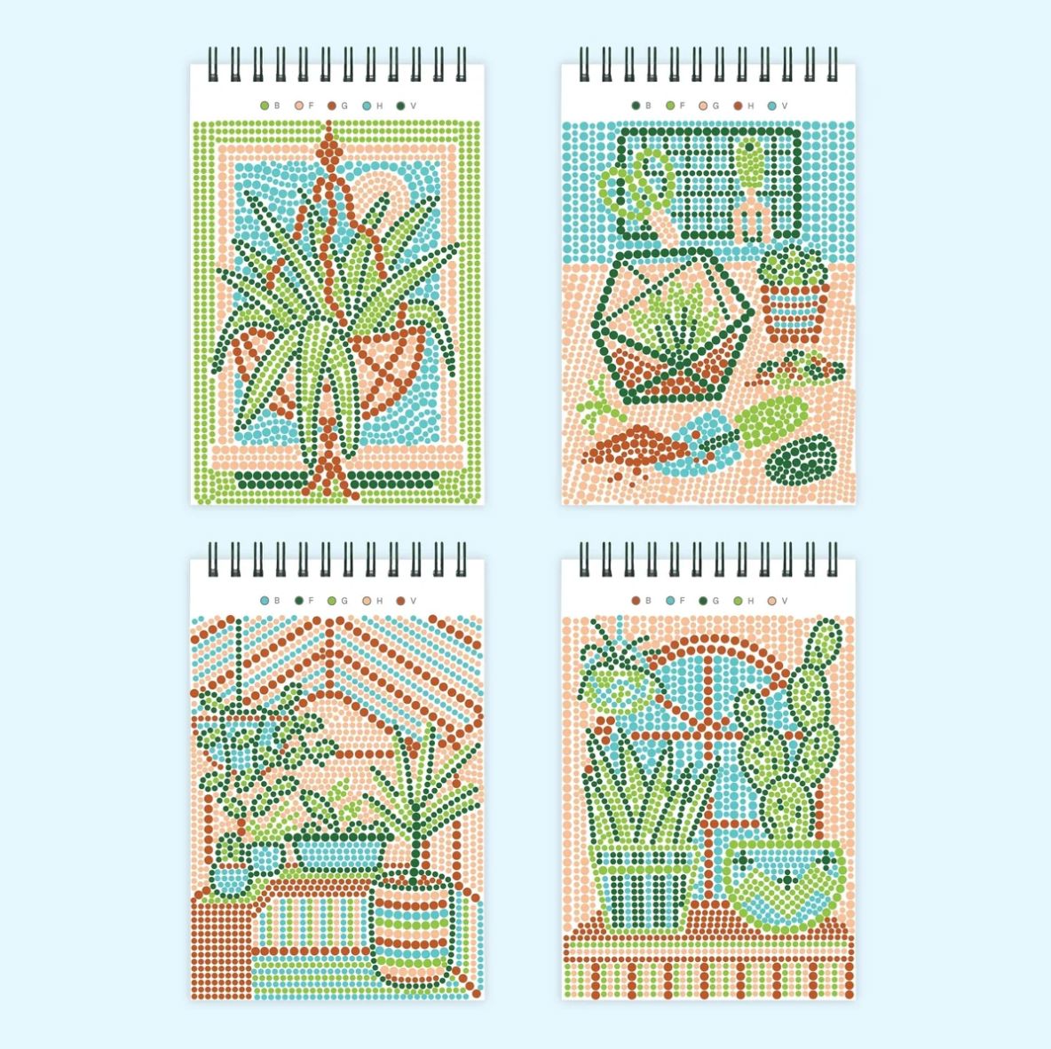 Lifelines FlowArt® Mini - Dot-by-Letter Plant Paradise