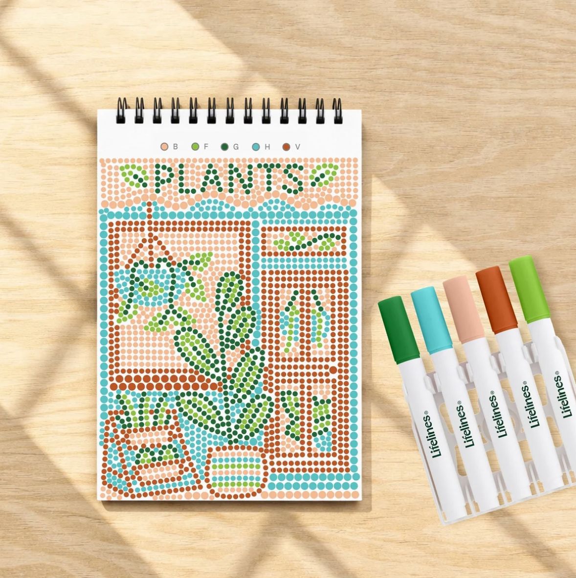 Lifelines FlowArt® Mini - Dot-by-Letter Plant Paradise