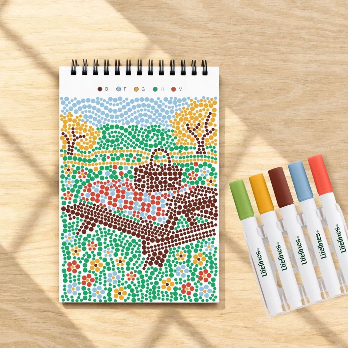 Lifelines FlowArt® Mini - Dot-by-Letter Small Town Serenity