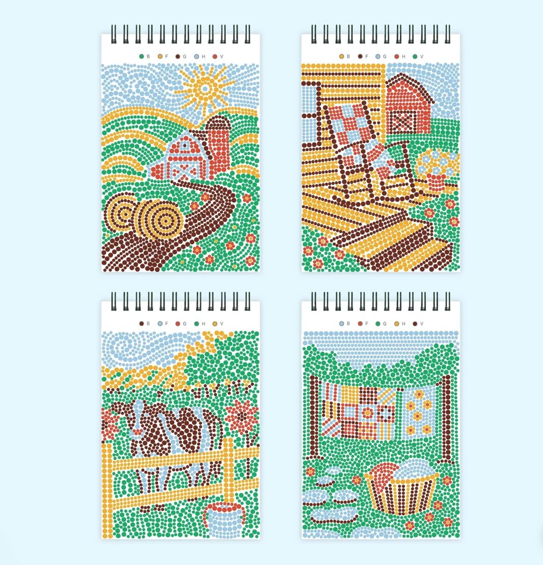 Lifelines FlowArt® Mini - Dot-by-Letter Small Town Serenity