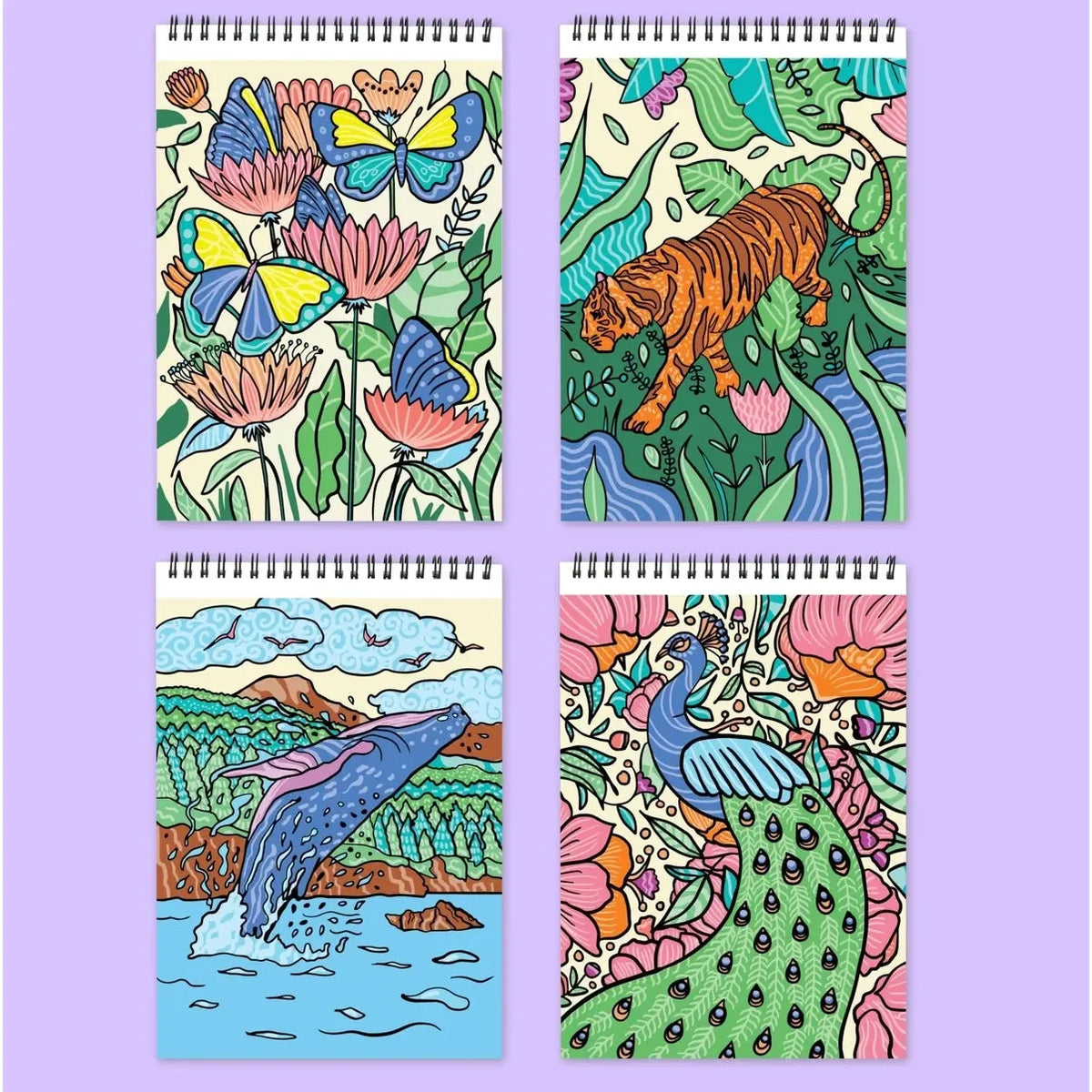Lifelines Hidden Patterns Color-to-Reveal Animals