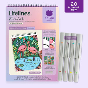 Lifelines Hidden Patterns Color-to-Reveal Animals