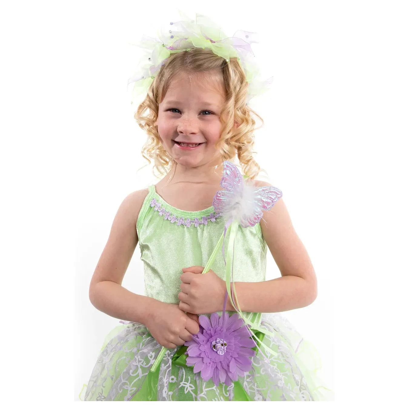 Little Adventures Green Fairy Halo and Wand Set