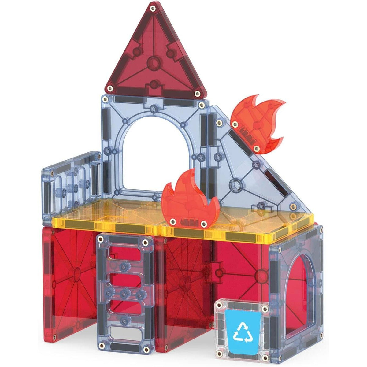 Magna-Tiles Fire Rescue