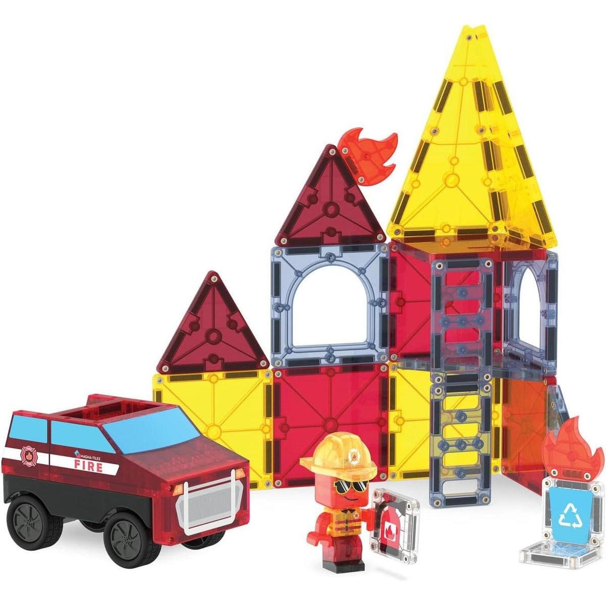 Magna-Tiles Fire Rescue