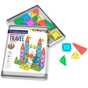 Magna-Tiles MicroMAGS 55-Piece Travel Set Deluxe