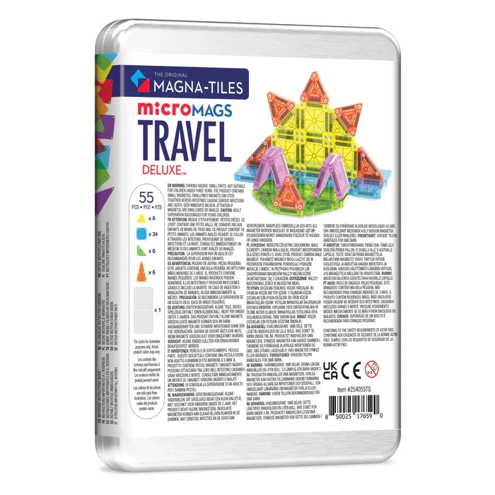Magna-Tiles MicroMAGS 55-Piece Travel Set Deluxe