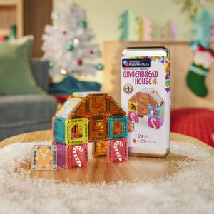 Magna-Tiles MicroMags Gingerbread House Travel Set