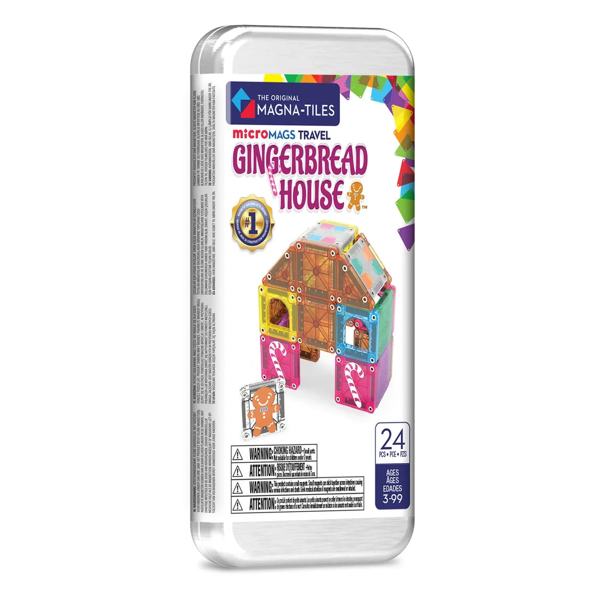 Magna-Tiles MicroMags Gingerbread House Travel Set