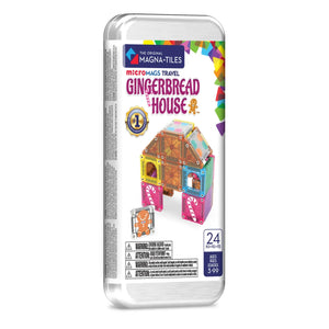 Magna-Tiles MicroMags Gingerbread House Travel Set