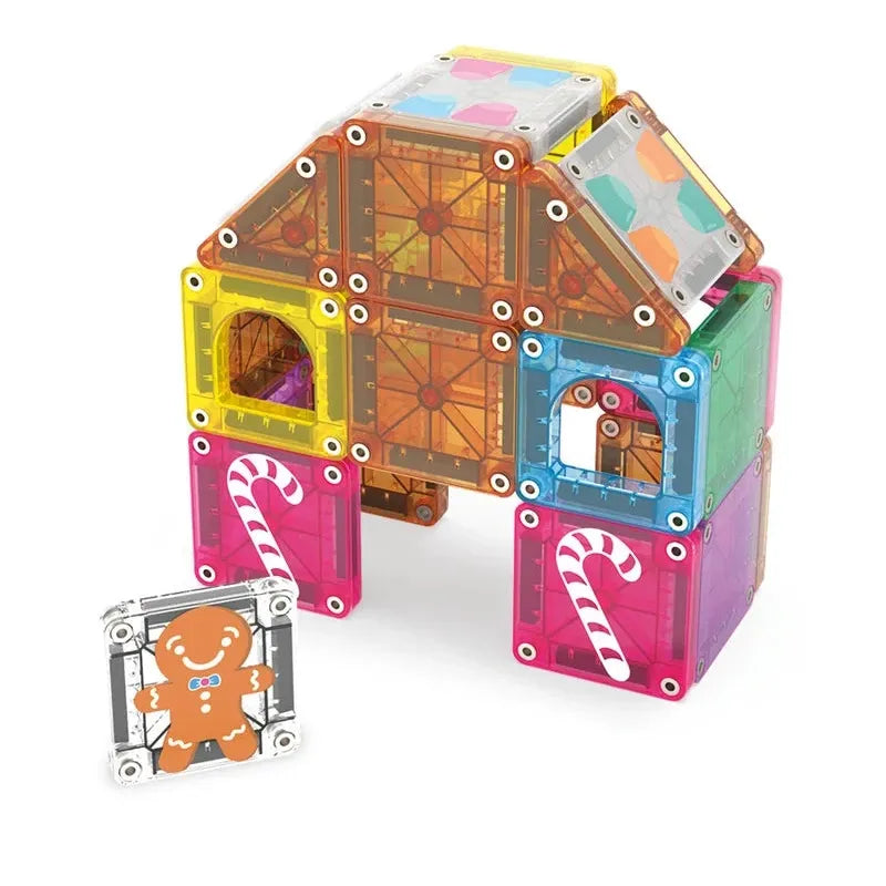 Magna-Tiles MicroMags Gingerbread House Travel Set