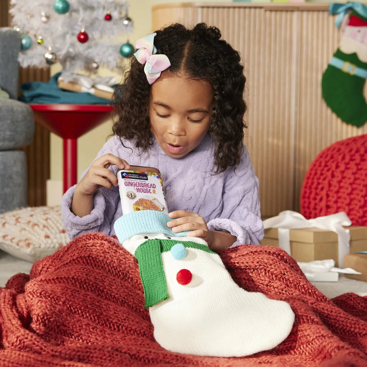 Magna-Tiles MicroMags Gingerbread House Travel Set