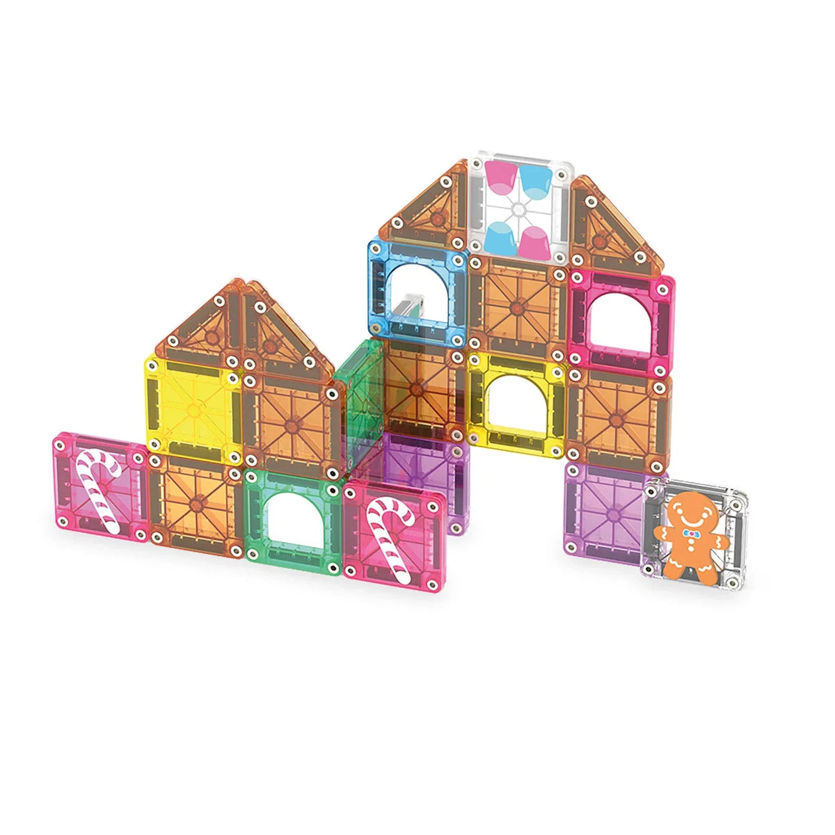 Magna-Tiles MicroMags Gingerbread House Travel Set