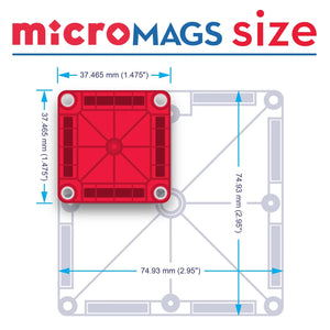 Magna-Tiles MicroMags Winter Wonder Travel Set