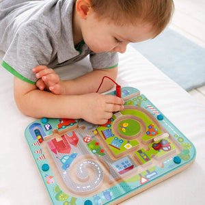 Magnetic Sorting Game: Town Maze by Haba