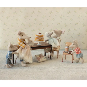 Maileg Baby Mouse in Gown-- Mint