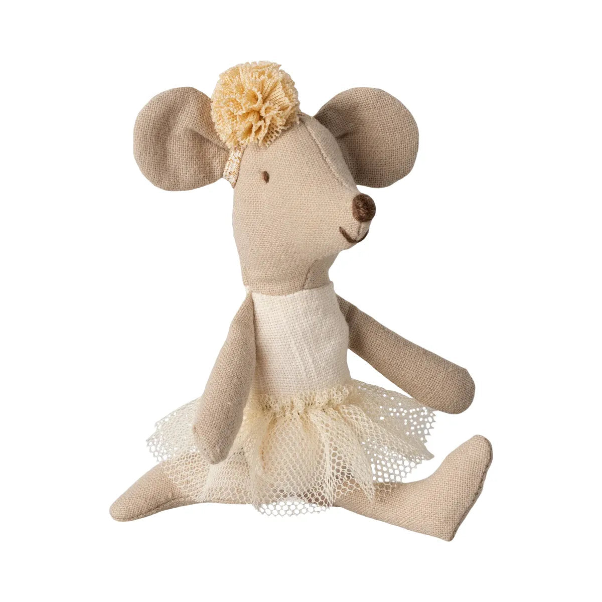 Maileg Ballerina Mouse, Little Sister -- Off White