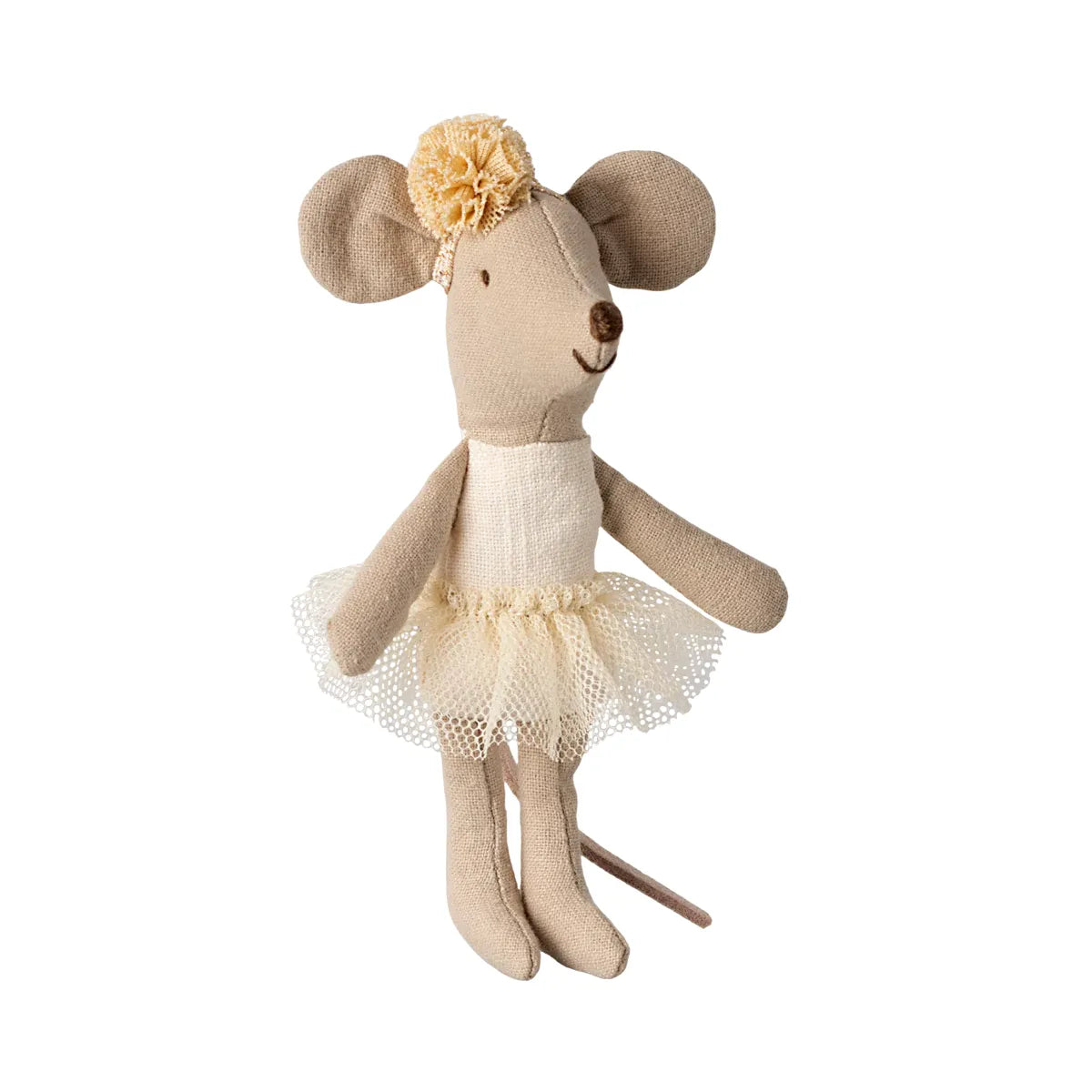 Maileg Ballerina Mouse, Little Sister -- Off White